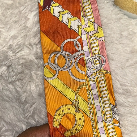 Hermes Brides Et Gris-Gris Bandeau - Picture 11 of 13